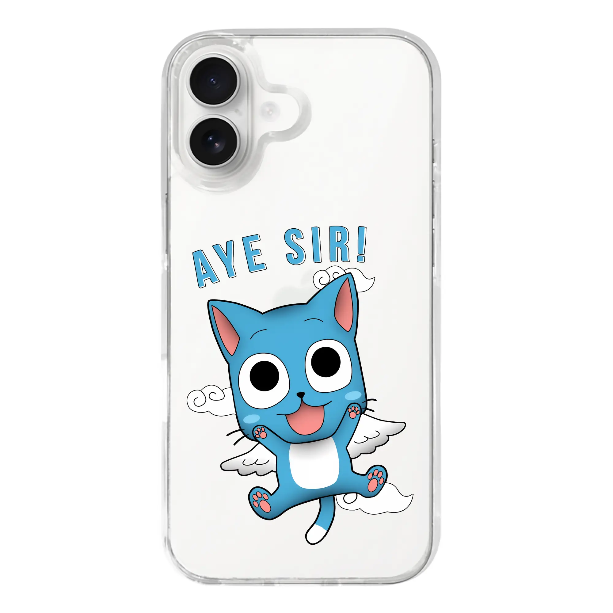 フェアリーテイル グッズ ハッピー - iPhone 17シリーズ 透明スマホケース – 薄型・耐衝撃・精密フィット保護カバー